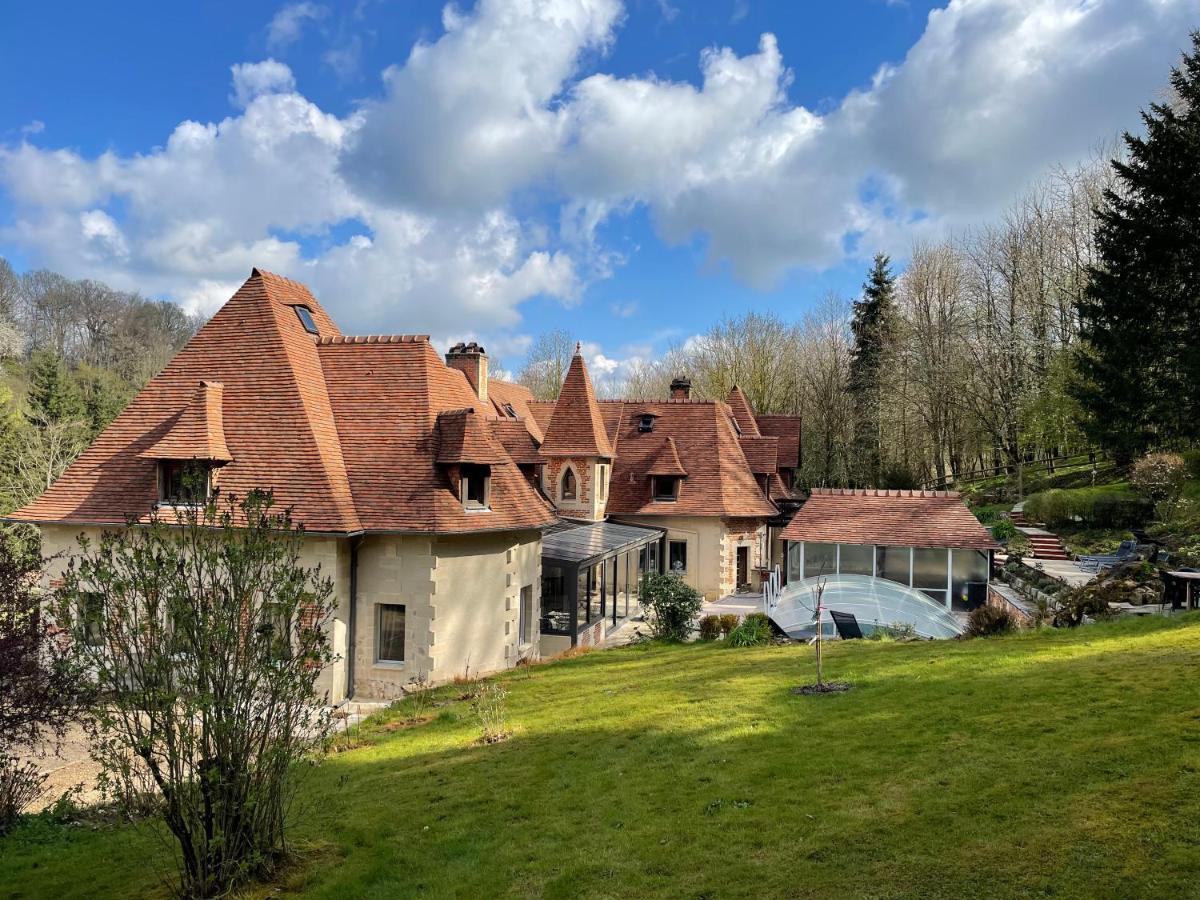 Le Prieure Des Fontaines Hotel Les Preaux Eksteriør billede