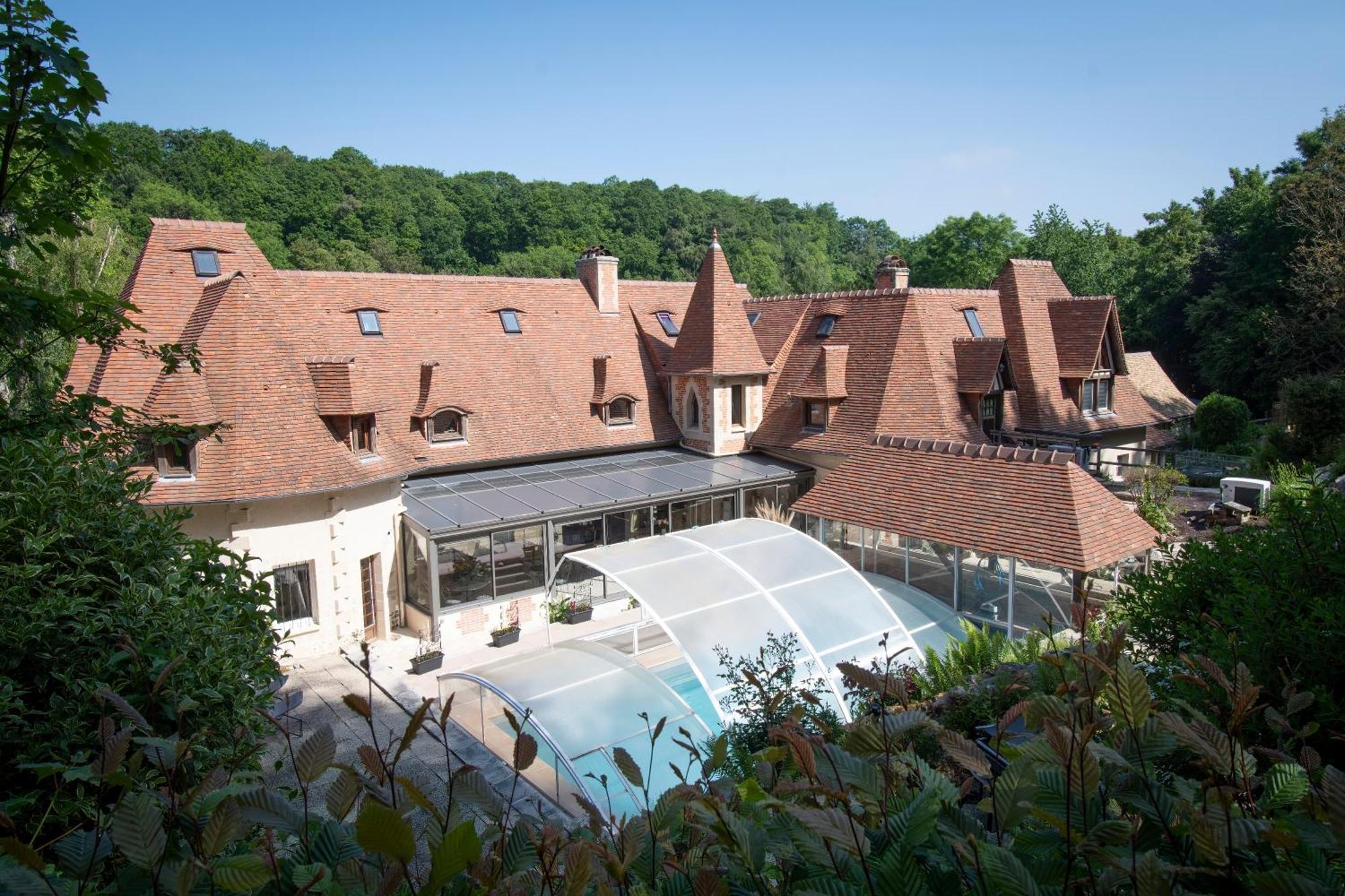 Le Prieure Des Fontaines Hotel Les Preaux Eksteriør billede